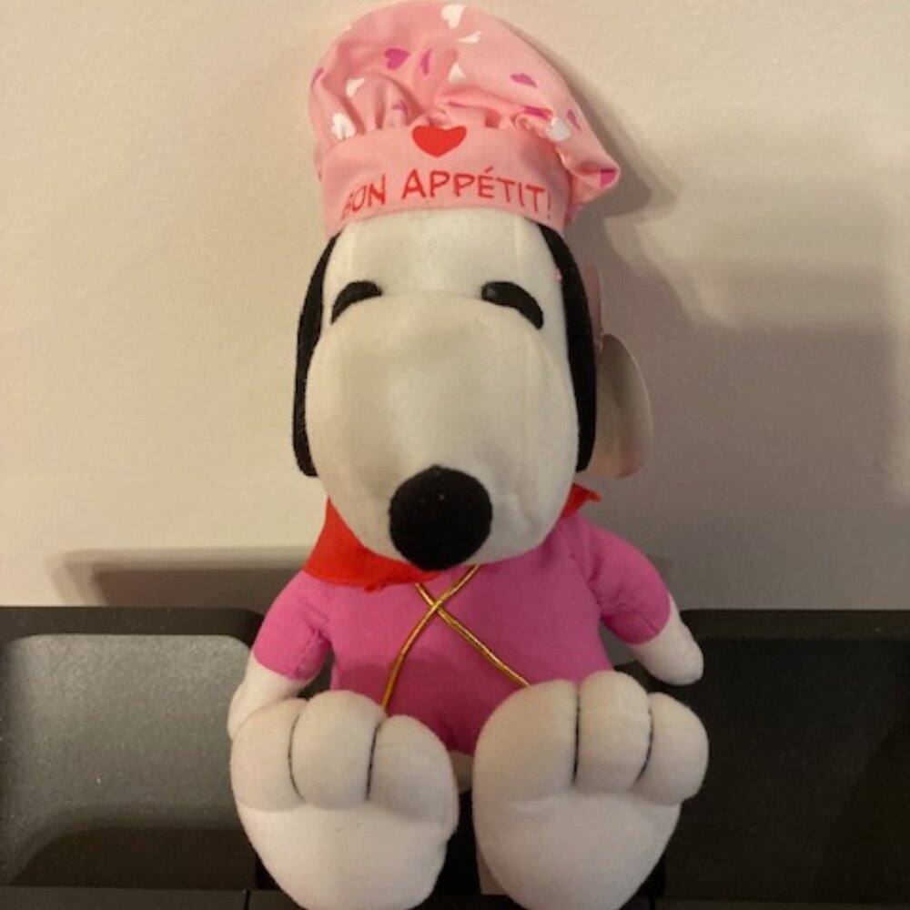 Whitmans Whitman’s Valentine Bon Appetit Peanuts Snoopy Plush